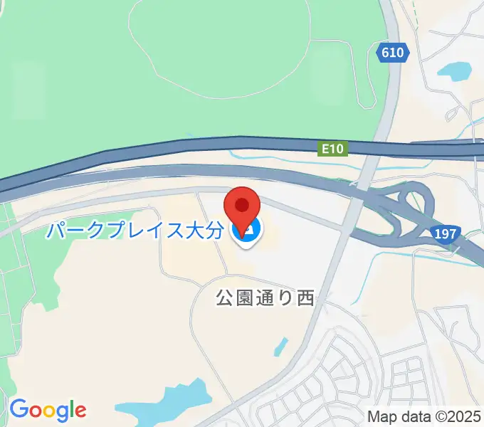 島村楽器 パークプレイス大分店の地図