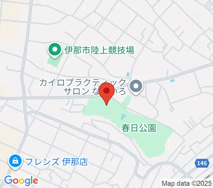 長野県伊那文化会館の地図