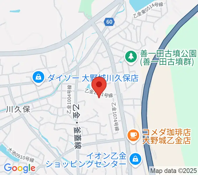 株式会社ピアノターミナルナカムラの地図