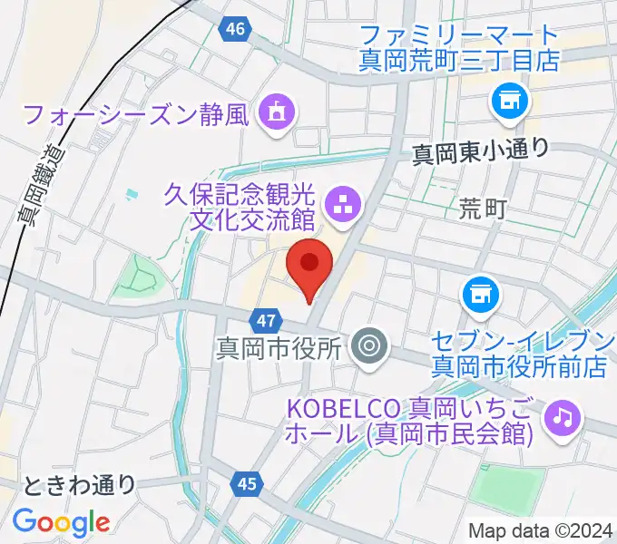 暮田商会の地図