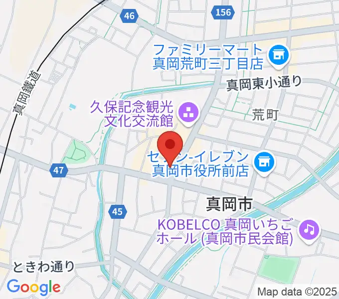暮田商会の地図