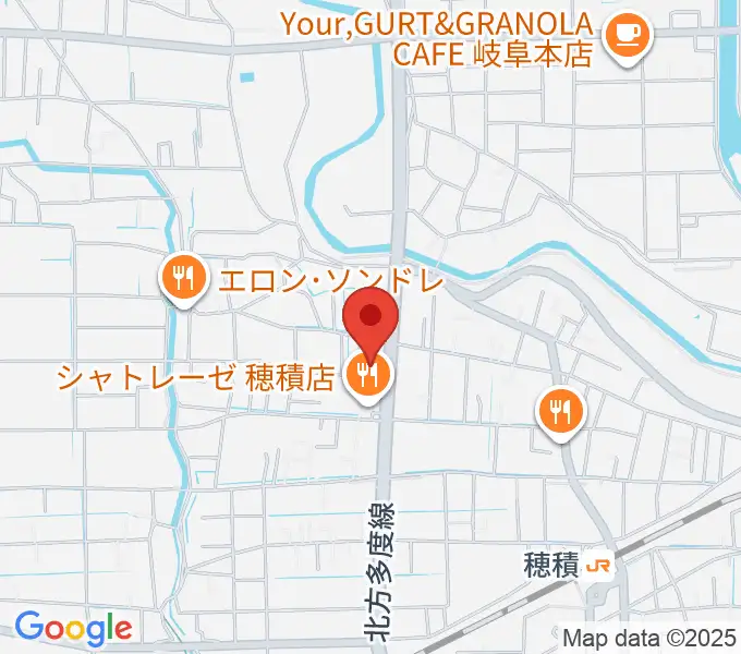 川瀬ギター教室の地図