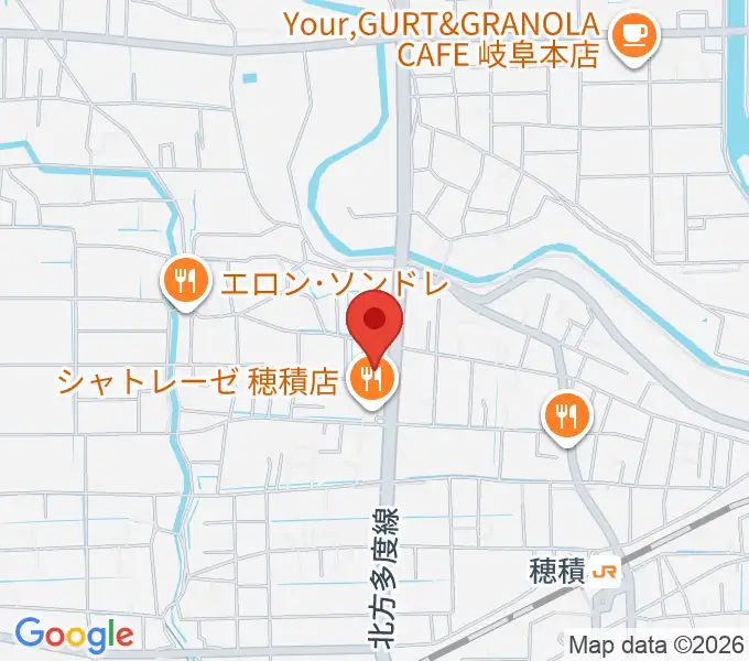 川瀬ギター教室の地図