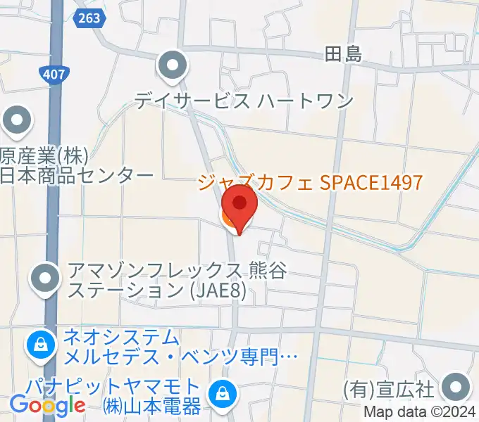 熊谷スペース1497の地図