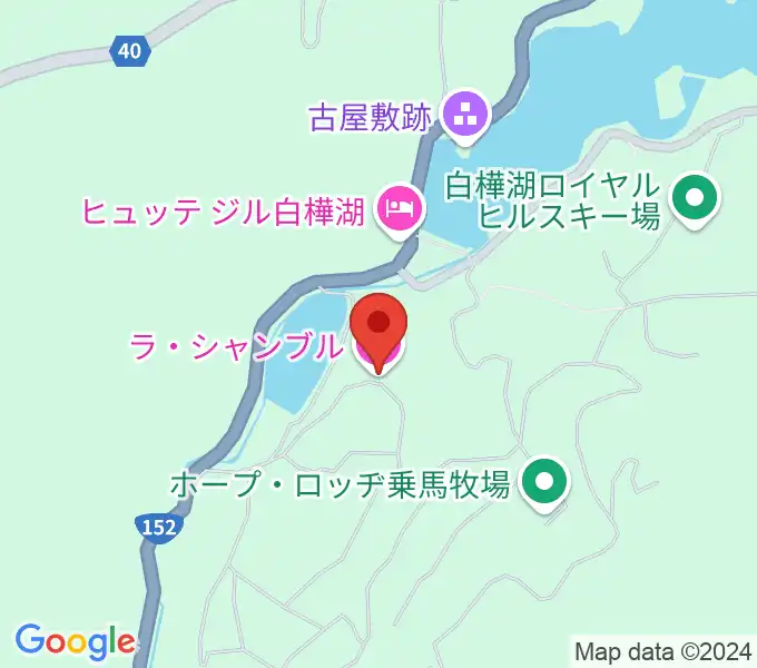 ラ・シャンブル ホールトーンホールの地図