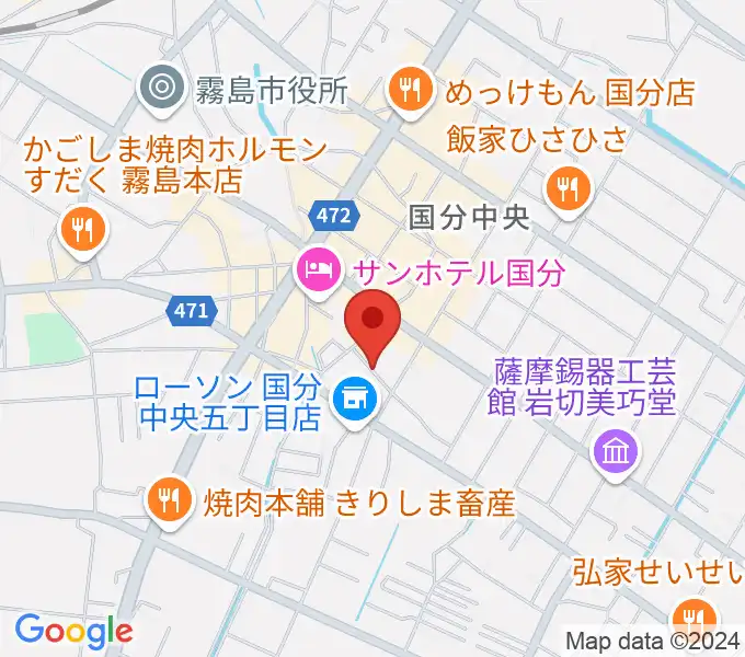 ジャズ喫茶ジャンゴの地図