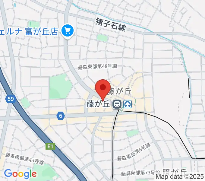 名古屋新堀ギター音楽院 藤ヶ丘教室の地図