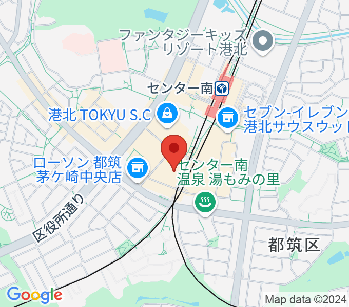 ホーリーアローズボーカルスクールの地図