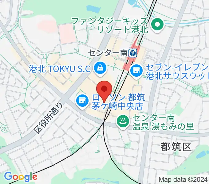 ホーリーアローズボーカルスクールの地図