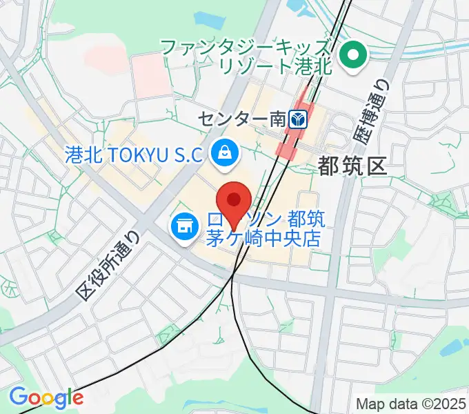 ホーリーアローズボーカルスクールの地図