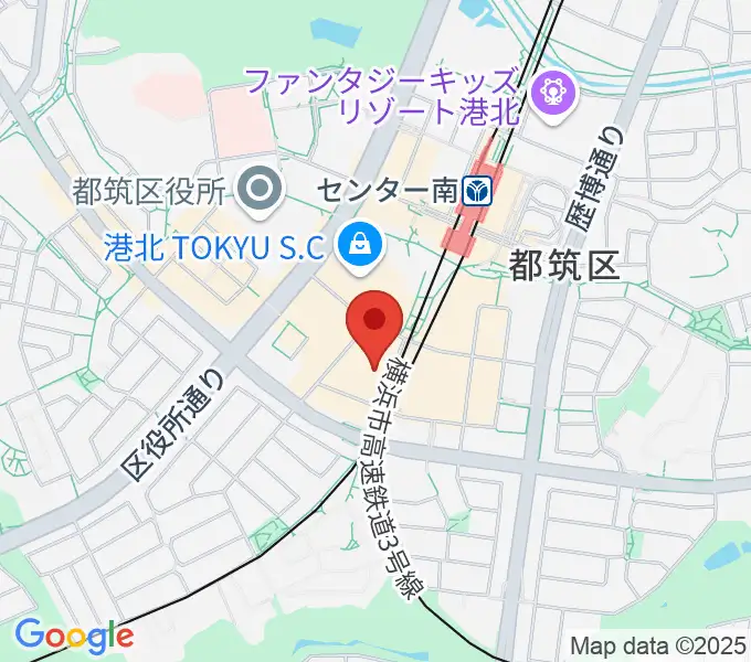ホーリーアローズボーカルスクールの地図