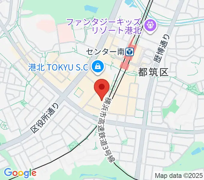 ホーリーアローズボーカルスクールの地図