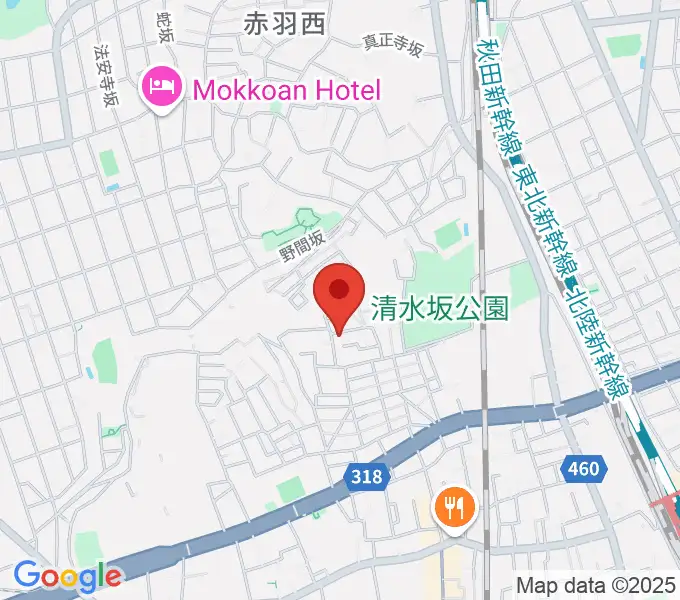ジョニーギター教室の地図