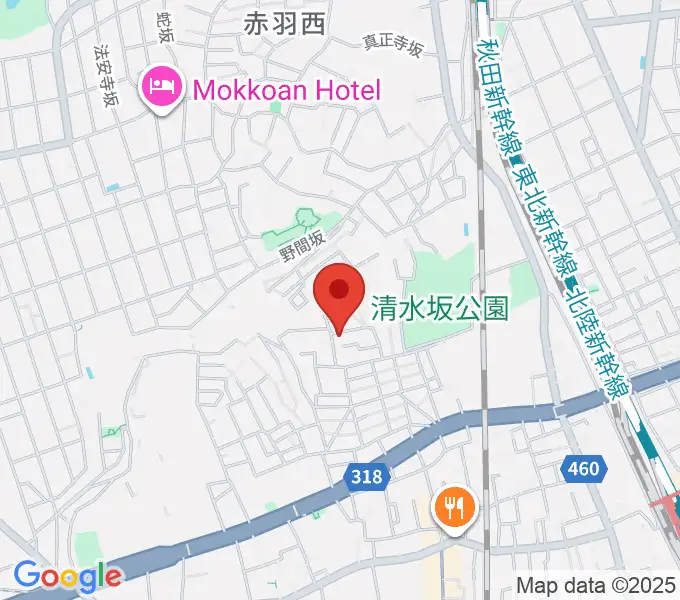 ジョニーギター教室の地図