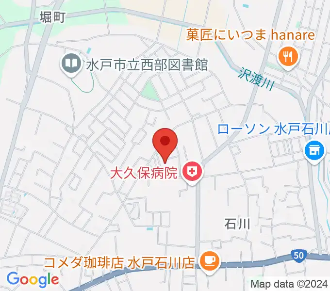 中村ギター教室の地図