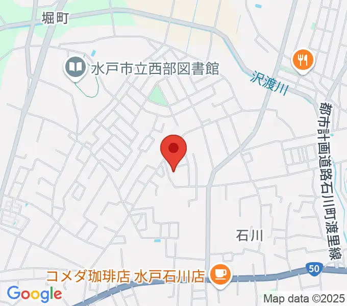 中村ギター教室の地図
