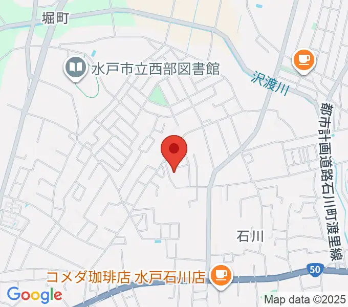 中村ギター教室の地図