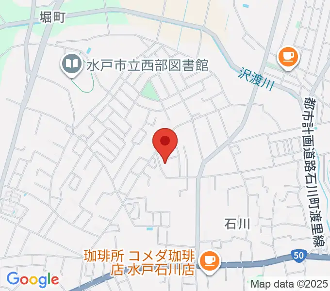 中村ギター教室の地図