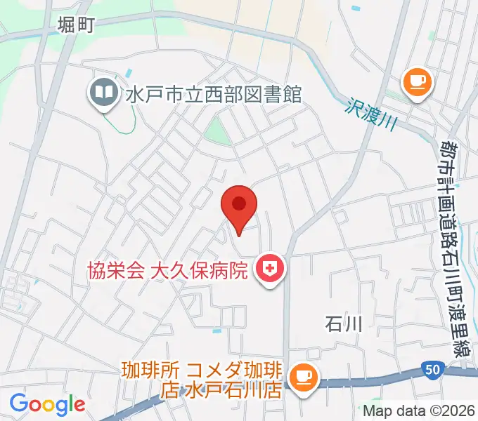 中村ギター教室の地図