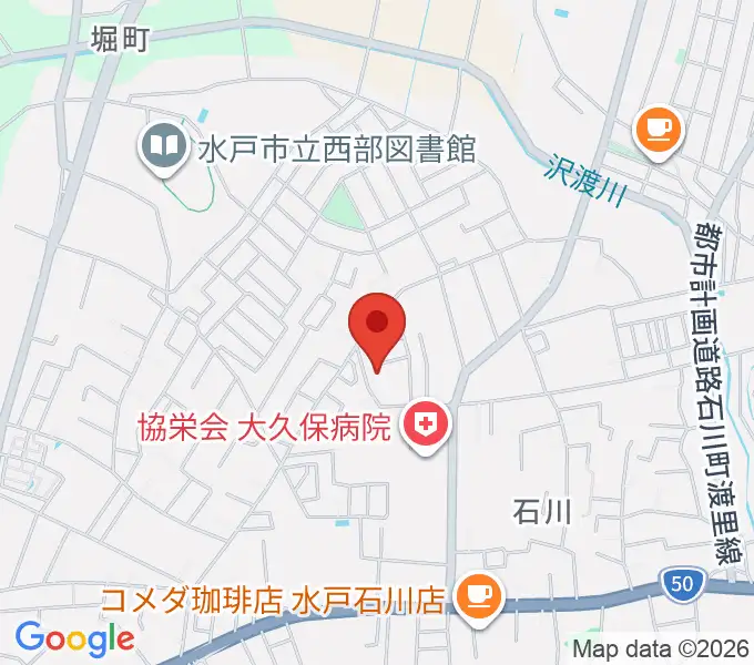 中村ギター教室の地図