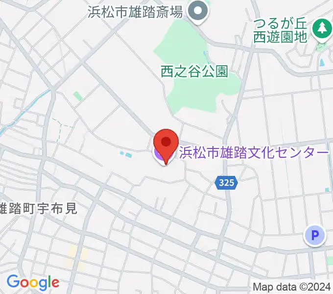 浜松市雄踏文化センターの地図