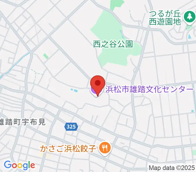 浜松市雄踏文化センターの地図