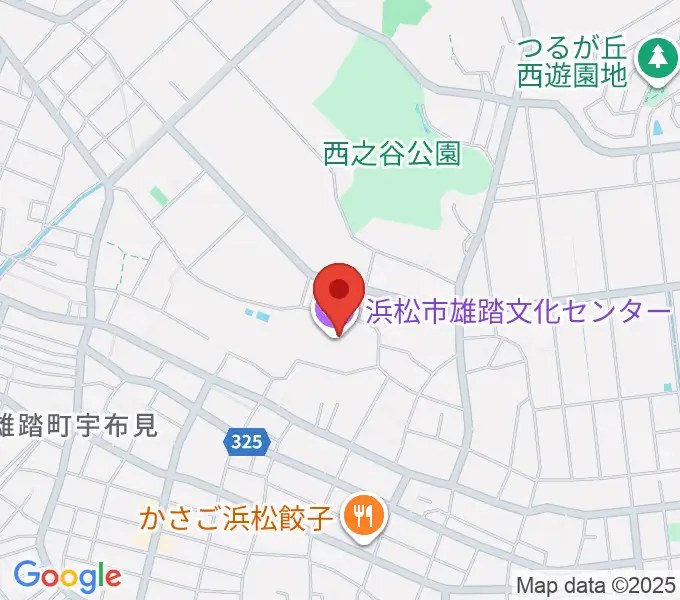 浜松市雄踏文化センターの地図