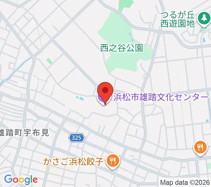 浜松市雄踏文化センターの地図