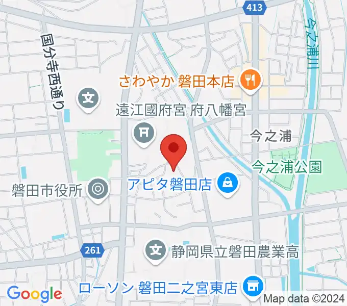 ワークピア磐田の地図