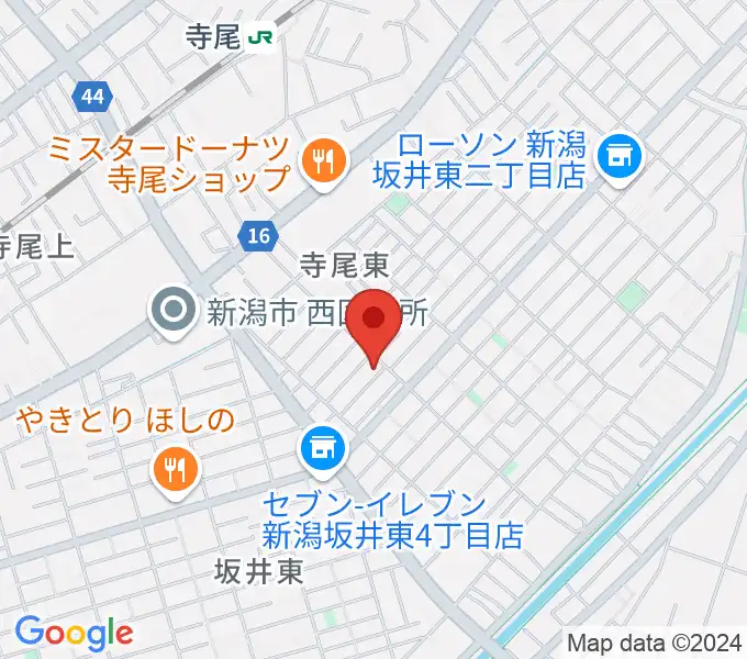 中村ギター教室の地図