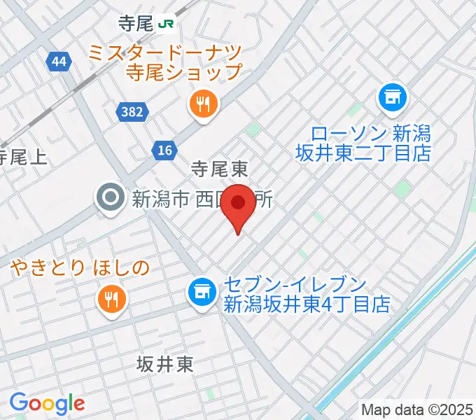 中村ギター教室の地図