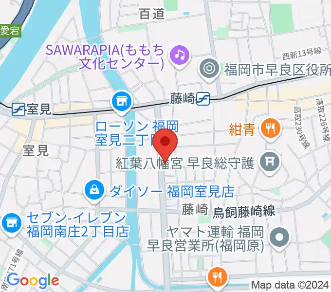 日本楽芸社 ピアノパークの地図