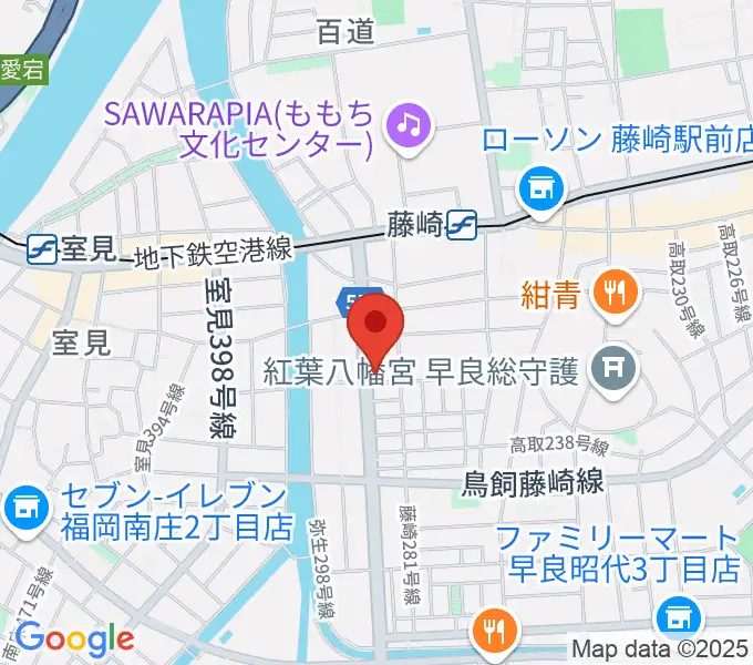 日本楽芸社 ピアノパークの地図