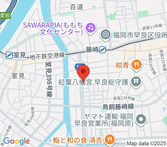 日本楽芸社 ピアノパークの地図