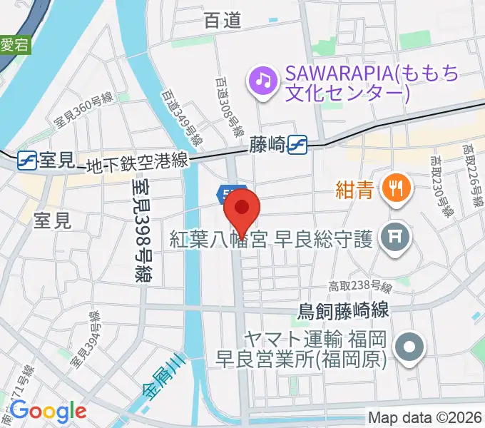 日本楽芸社 ピアノパークの地図