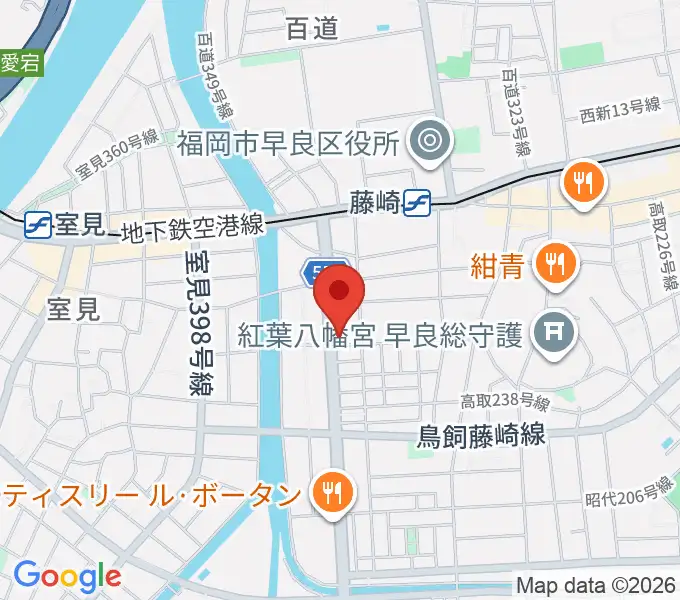 日本楽芸社 ピアノパークの地図
