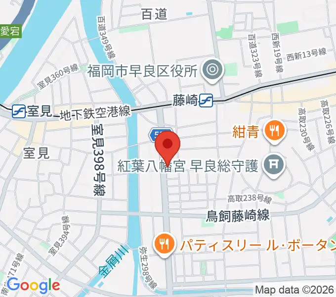日本楽芸社 ピアノパークの地図