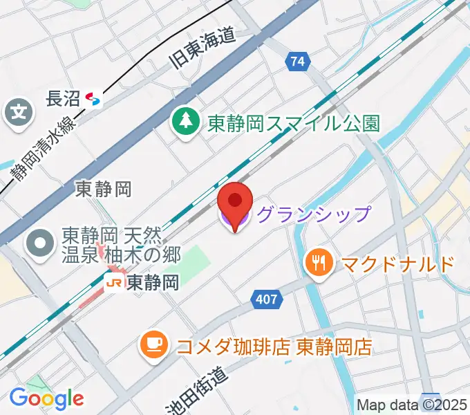 グランシップの地図