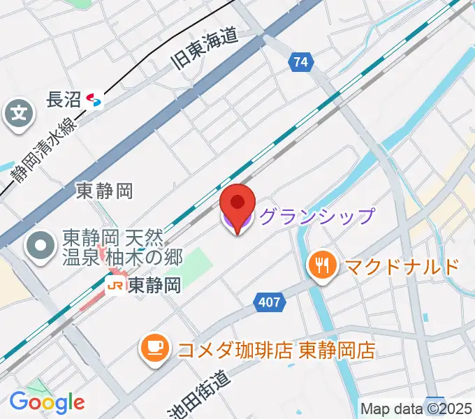 グランシップの地図