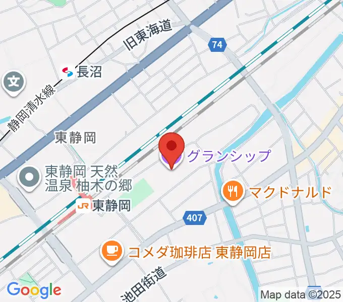 グランシップの地図