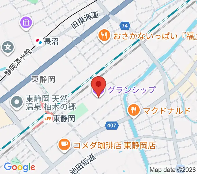 グランシップの地図