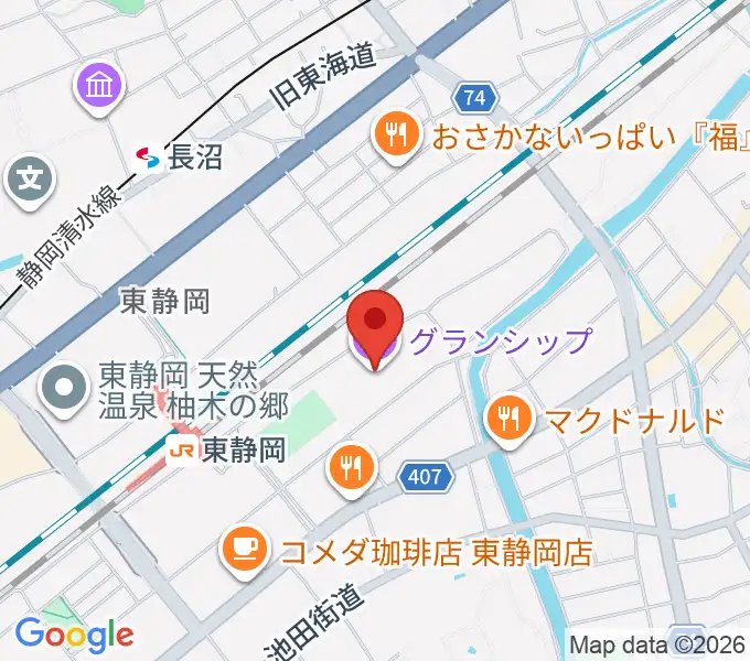 グランシップの地図
