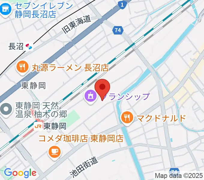 静岡芸術劇場の地図