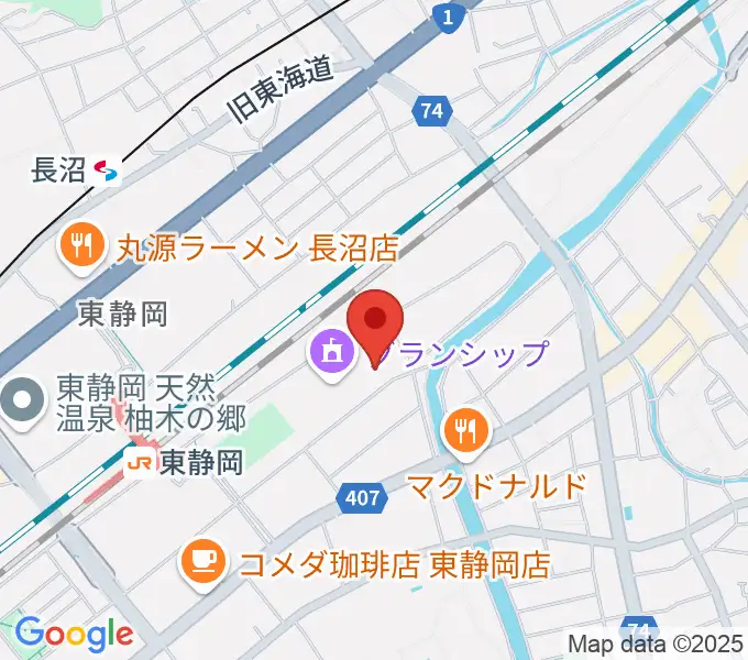 静岡芸術劇場の地図