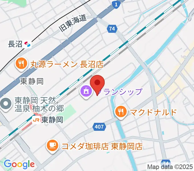 静岡芸術劇場の地図