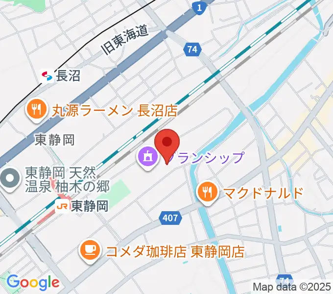 静岡芸術劇場の地図
