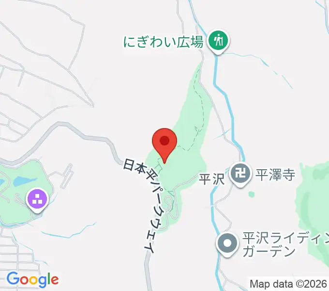 静岡県舞台芸術公園の地図