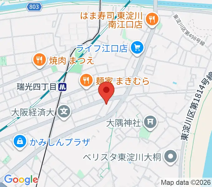 ギター工房 SHOJIの地図