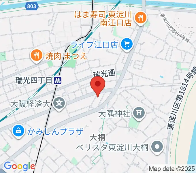 ギター工房SHOJI ギター製作教室の地図