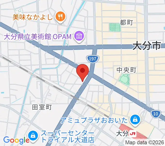 吉野ギター教室の地図
